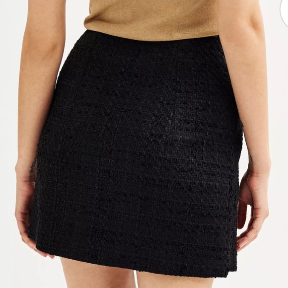 Nine West/Kohls's Tweed Mini Skirt - Picture 3 of 7